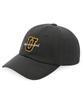 Eondeokeonteulol All-Season Washed Cotton Vintage Soft Top Logo Ball Cap Unisex Baseball Cap Sports Crew / Washed B B / Charcoal