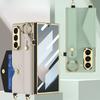 Samsung ZFold6 Telefono Cellulare Pelle di Chitina Stile Piccola Fragranza Braccialetto Borsa per Carte Braccialetto a Catena Portatile Custodia in Pelle