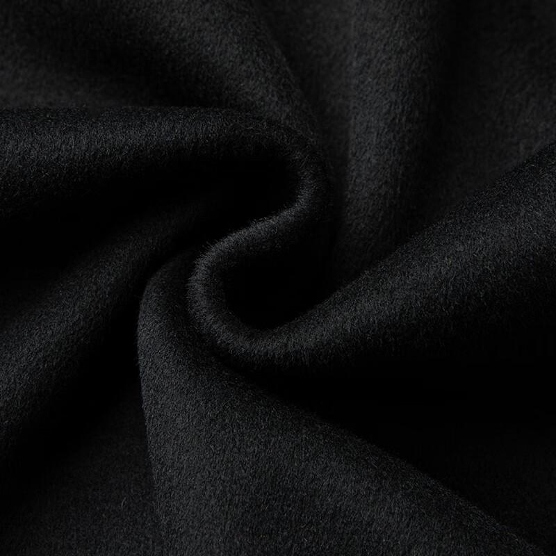 Shanshan Men's Extra Long Double-Faced Wool Trench Coat