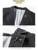 Men's Urban Slim Fit Denim Lapel Jacket - Spring/Autumn Collection.