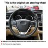 DIY Car Steering Wheel Cover For Toyota Sienna 2015- Highlander 2014-