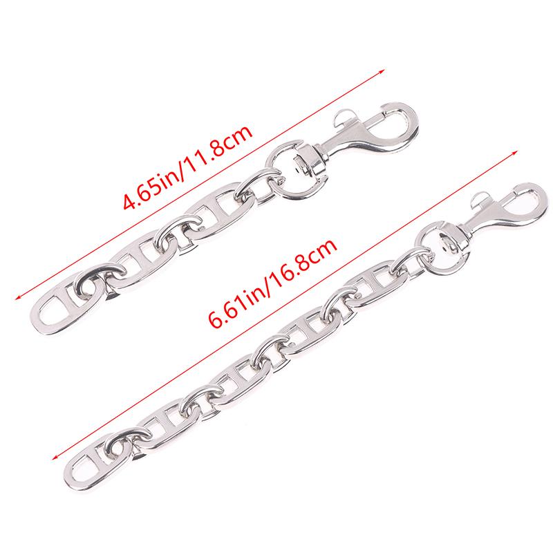 Cadena de Extensión para Bolso de Aleación Cadena Metálica con Gancho Redondo Transformación de Bolso de Axila Hombro Bolsos Cruzados Cadena de Extensión