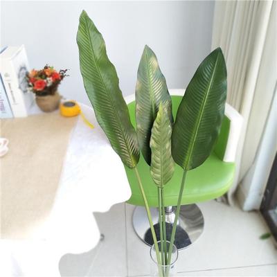 Plastic Banana Leaf Branch Tropical Plants Artificial Palm Tree Leaves  Home Garden Decor