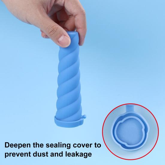 Ice Cube Mold with Cylinder Design Unique Cylinder Ice Mold with Deeper Sealing Cover Easy Demolding Small Popsicle Mold