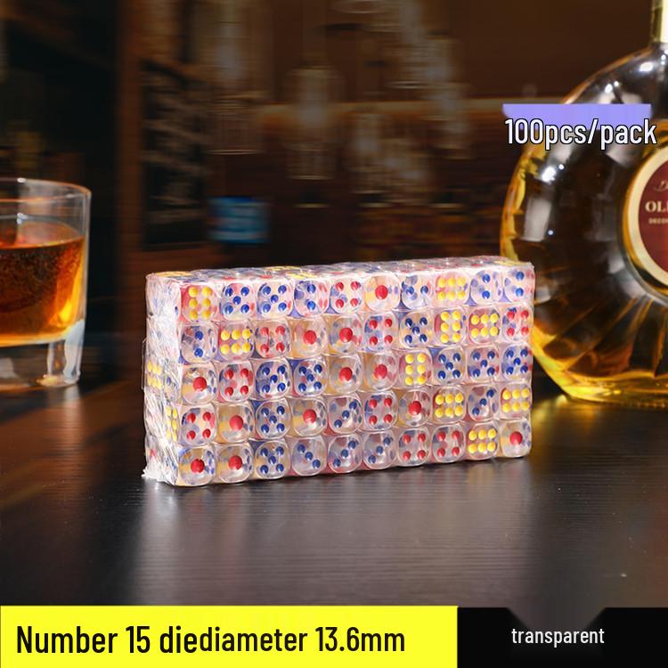 

Набор пластиковых шейкеров для костей из 100 штук для KTV-баров и ночных клубов