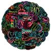 50PCS Neon Lights Racing Car Graffiti Stickers DIY Luggage Scooter Refrigerator Car Motorcycle Helmet Stationery Stickers