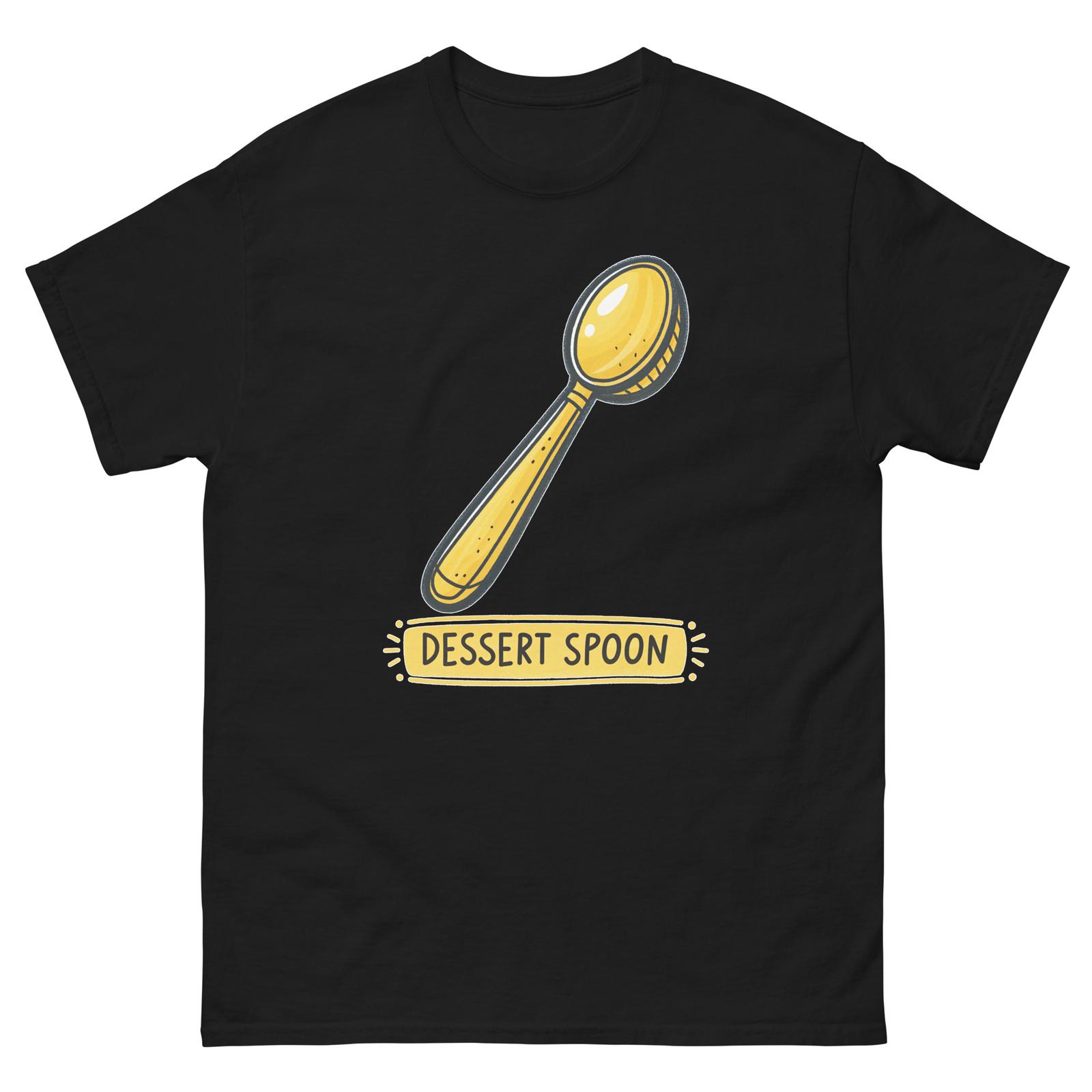 Dessert Spoon Kitchen Home Cooking Culinary Utensil T-Shirt L