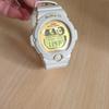 Used CASIO Baby-G Digital Watch White SHOCK RESIST