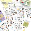 Xiaochenguang Series Synthetic Paper Stickers for Journal Decoration - 4 Styles