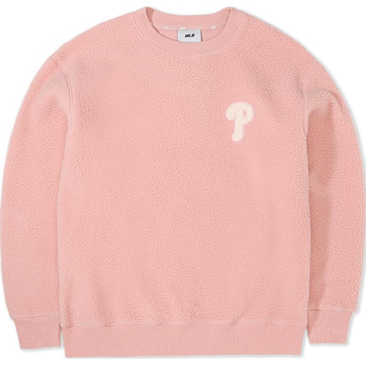 MLB Sweatshirts Unisex Pink Crew Neck Moderate Other 3AMTEC616--1 S