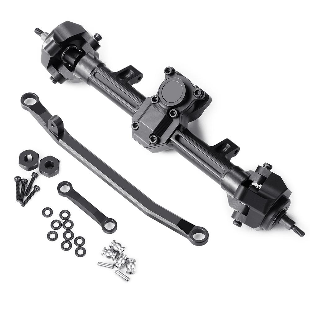 AXSPEED Front / Middle / Rear Alu Alloy Portal Axle for Axial SCX24 Deadbolt Wrangler C10 Gladiator Bronco 1/24 RC Car 6x6 Parts
