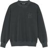 New York Yankees Sweatshirts Men's Carbon Black Gray Crew Neck Moderate 3AMTB1554-50CGS