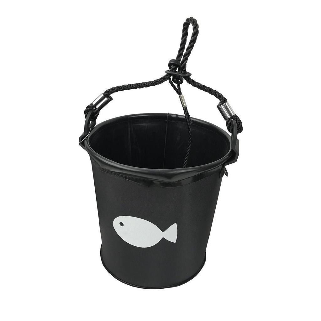 RISEWAY EVA Water Bucket, Round, 18cm, Black, UEV-025