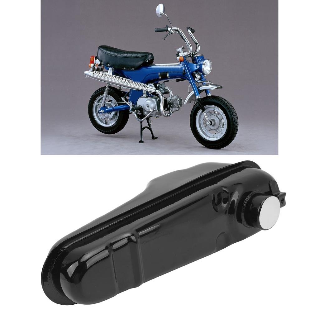 2L Motorcycle Gas Fuel Tank 17500 098 030 Black Metal Alloy Leak Proof Fit For CT70 Trail ST90 Trailsport