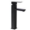 Black Bathroom Faucet Stainless Steel Modern Waterfall Sink Faucet For Home Hotel 2 Hoses