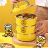 Little Yellow Duck 3-Layer 304 Stainless Steel Insulated Lunch Box