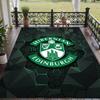 Soft Floor Carpet Hibernian FC Pattern Area Rug Decorative Mat For Home Room Decoration