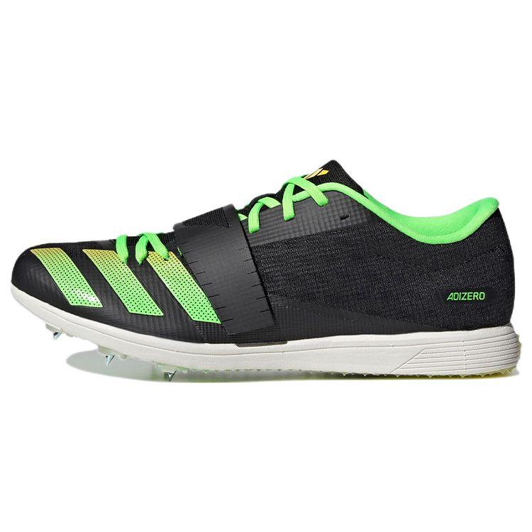 Adidas Adizero Тройной прыжок Удобные Универсальные Нескользящие Прочные Дышащие Низкие Углеродная пластина Повседневные Беговые кроссовки Унисекс кроссовки GY8398 42⅔