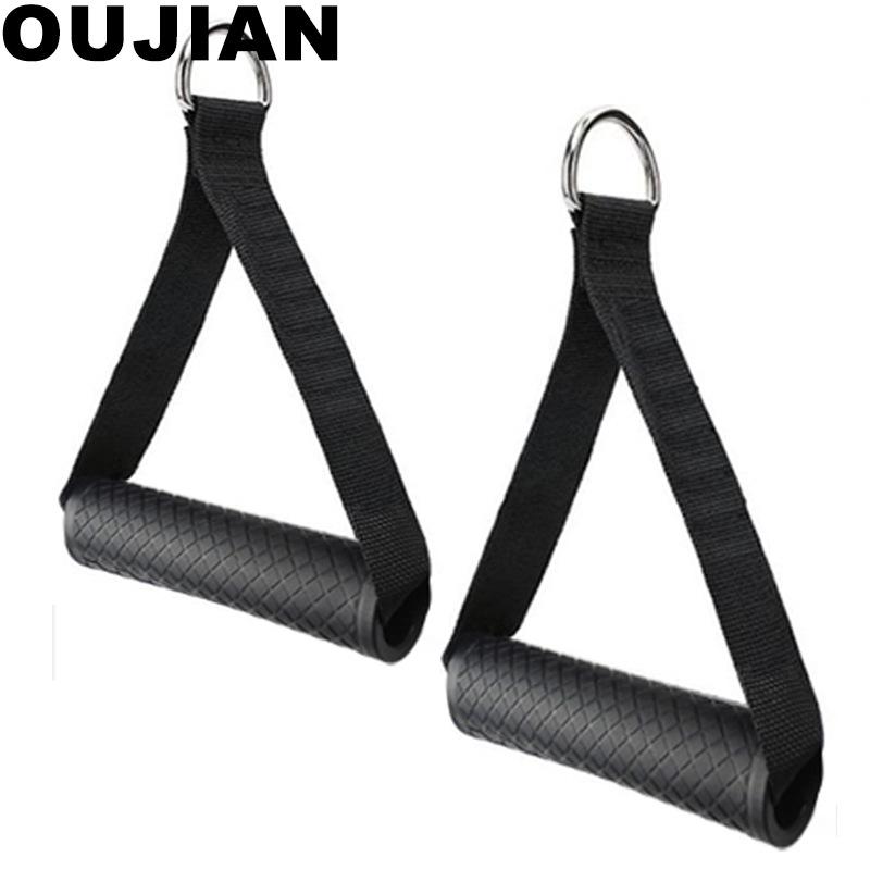 Triceps and Biceps Pulldown Rope with Ankle Strap and Face Pull Gym Accessory