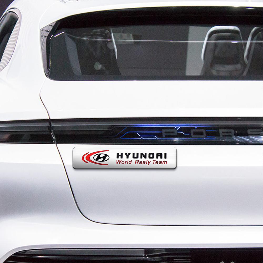 1/2 Stück Auto Styling Emblem Auto Karosserie Kotflügel Dekor Aufkleber Zubehör Für Hyundai GDI i10 i20 Accent Tucson Sonata Palisade Kombi