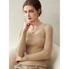 V-Neck Slim Fit Women's Cashmere Sweater - 100% Pure Goat Cashmere, 2025 New Autumn/Winter Collection.