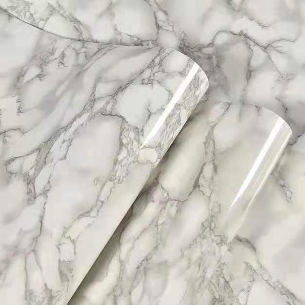 Tapet și hârtie de perete de 5 metri Tapet din marmură Vinil PVC Impermeabil Tapet autoadeziv 3D pentru Masă de perete Living Decor Home