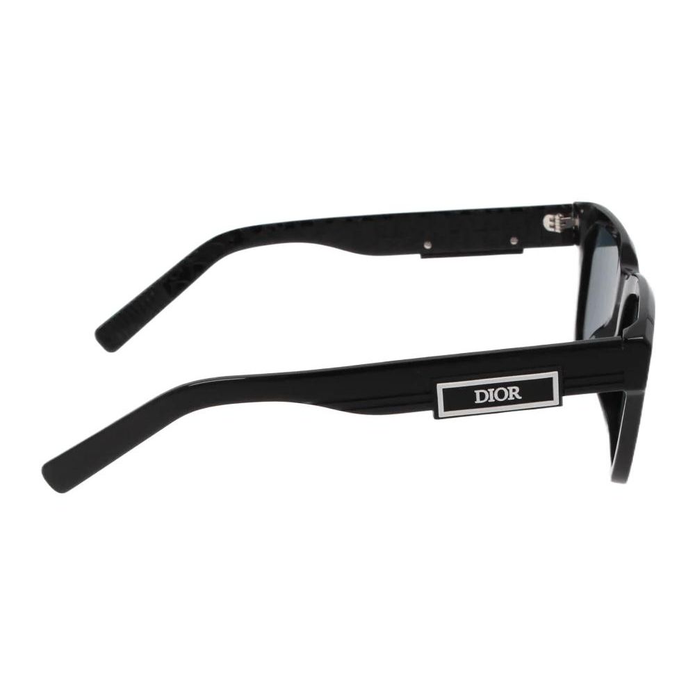 Dior Letter Logo Rectangular Sunglasses Unisex sunglasses Black DIORB23S1I10B8