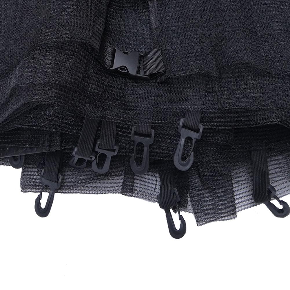 Buiten trampoline net vervanging met rits Valbescherming Veiligheidsnet Springmat Fitnes Accessoires