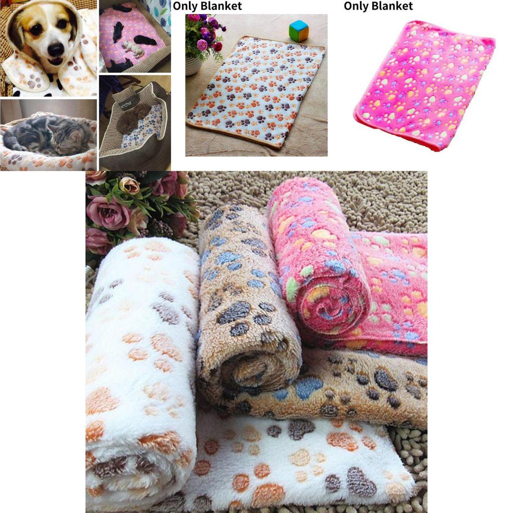 Cozy Plush Pet Blanket For Dogs Available In Multiple Colorful Designs And Sizes