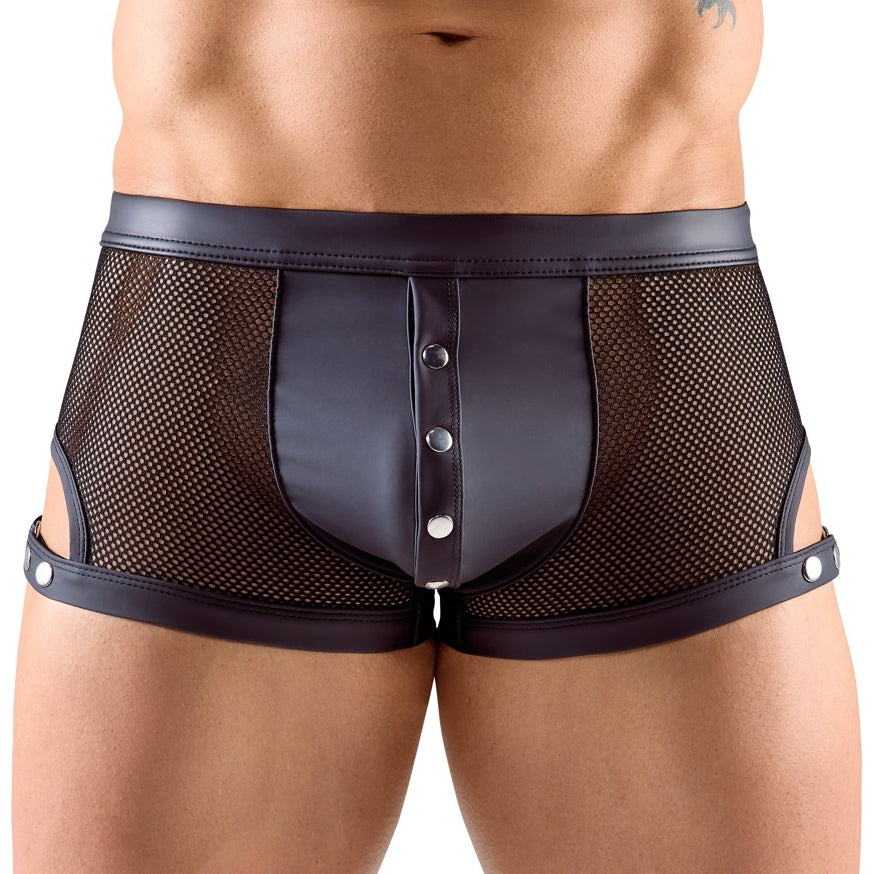 Boxer avec Pressions Tudeo Noir - Svenjoyment - Boxer Sexy