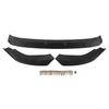 K SEEK DESIGN 3pcs Front Bumper Splitter Lip Spoiler Modification Fit for MK8 2021+(Matte Black )