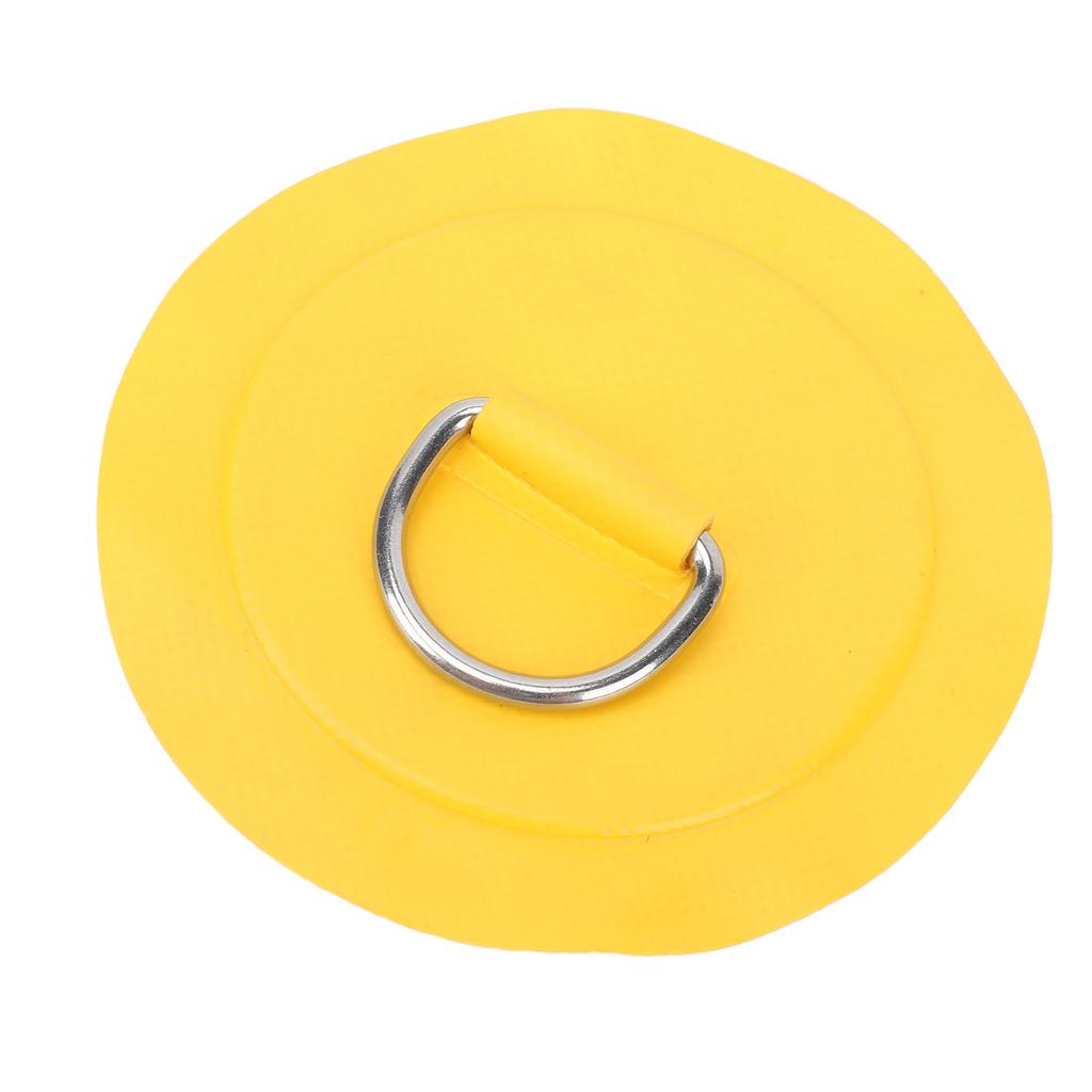 D Ring Patch Multifunctional PVC and Stainless Steel Boat Circular D Ring Pad for Inflatable Boat Kayak Dinghy