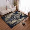 Viking Norse Mythology Symbols and Runes Rug Non-slip Rug Suitable for Living Room and Bedroom Sofas.