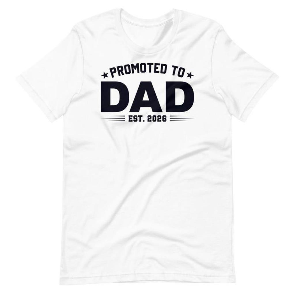 Dad Est. 2026 T-Shirt, New Father Gift, Pregnancy Announcement