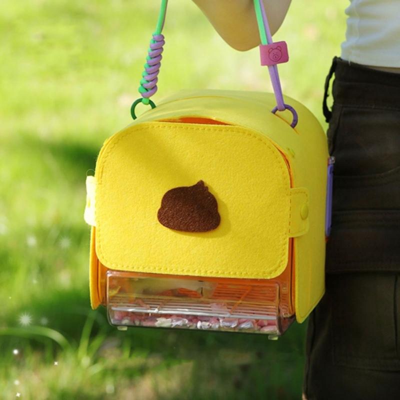 Outdoor Cats Backpacks Public Transport Pet Bag Large Detachable Cats Carriers for Transporting Parakeets and Finches