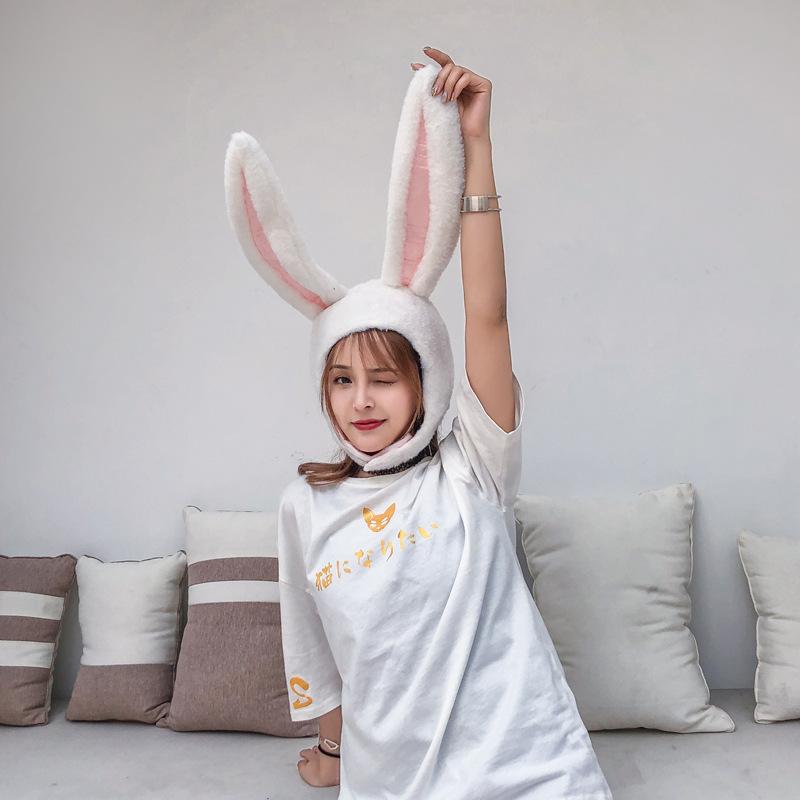 

Линь Сяочжай Мягкая Девушка Плюшевая Шапка с Кроличьими Ушками Головной Убор Реквизит Ear Length 30 cm