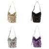 Shimmer Chain Shoulder Bag With Magnetic Closure For Casual Night Out
