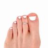 [Suplight] Silber 925 Zehenring, Beliebter kleiner Fingerring, Einheitsgröße, Einfacher hawaiianischer Schmuck für Damen