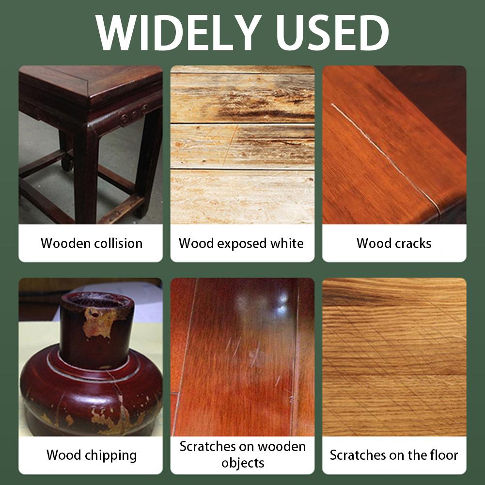 25g Multicolor Wood Repair Paste,Multipurpose Floor Scratch Paint Repair for Table Oak Cabinet,Wooden Furniture Scratch Filler