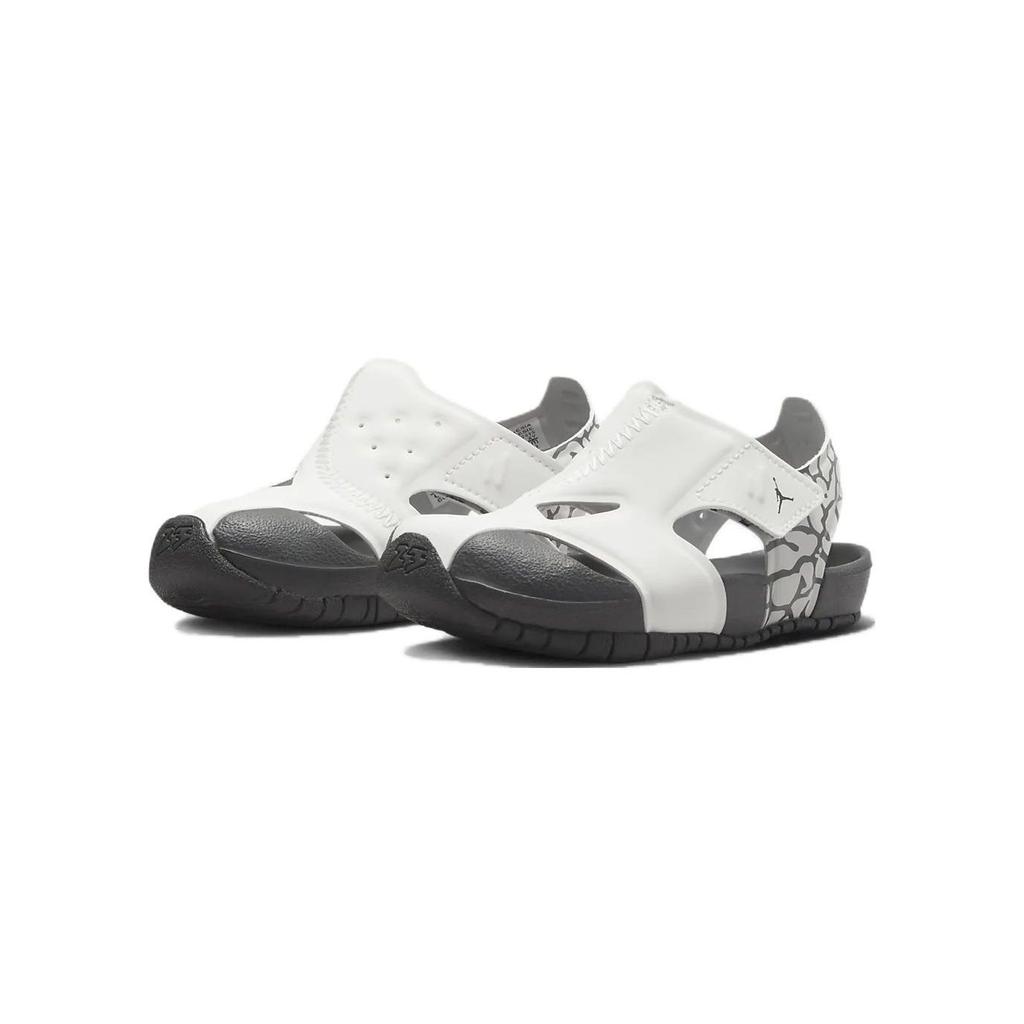 Jordan Flare TD White Grey Black Sandals CI7850-100