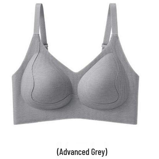 Women's Seamless Anti-Gravity Bra: Gather & Lift, Wire-Free, Side Support, Semi-Fixed Cup, Anti-Sagging for Small Breasts – Perfect for Fall/Winter.