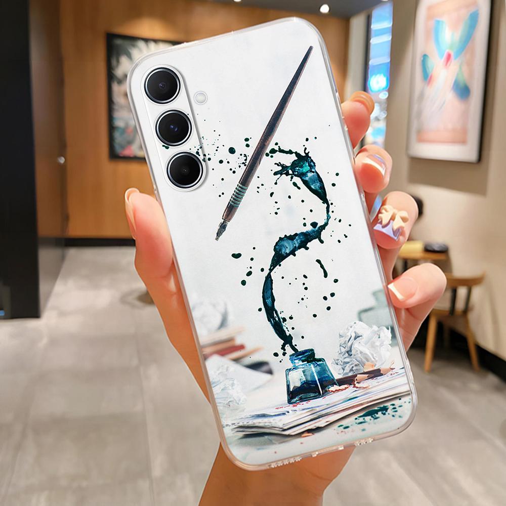 For Samsung A36 Cases Silicon Soft Phone Cover For Samsung Galaxy A36 5G GalaxyA36 Transparent TPU Back Coque Capa Fundas marble