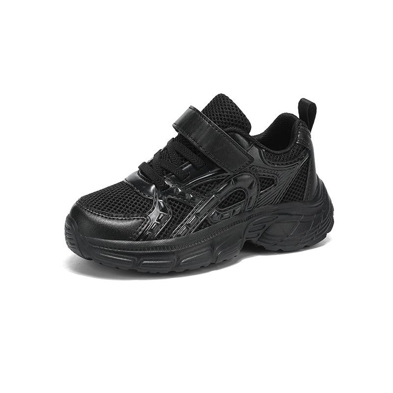 Boys' White Sneakers, Mesh Girls' White Sneakers, Autumn Black Student Shoes, Big Kids' Sneakers for Performances