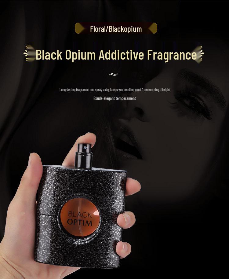 Gefiliya Black Opium Women's Perfume - Long-lasting, Light Fragrance, Popular with Students