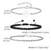 3pcs Stylsh Cross Men's Bracelet,Punk Stainless Steel Stacked Chain Link Wristband,Birthday Father's Day Gift for Him