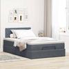 VidaXL Ottoman Bed Frame and Mattress Dark Grey 120x200 Cm Velvet, Bed Frame, Upholstered Bed Frame, Bed Frame 3311766