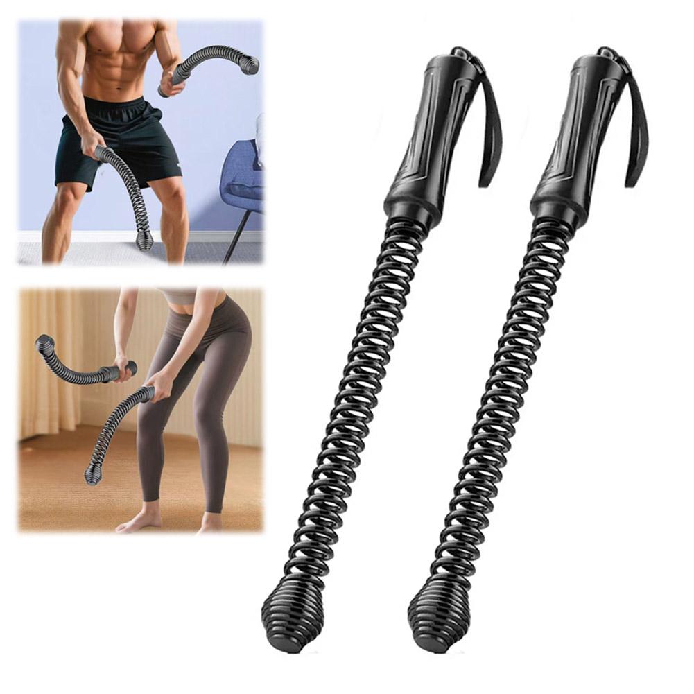 Spring Steel Hand Exerciser Cordless Battle Rope Secure Grip Weighted Equipment Noise-less For Living Room Park Yard Travel|