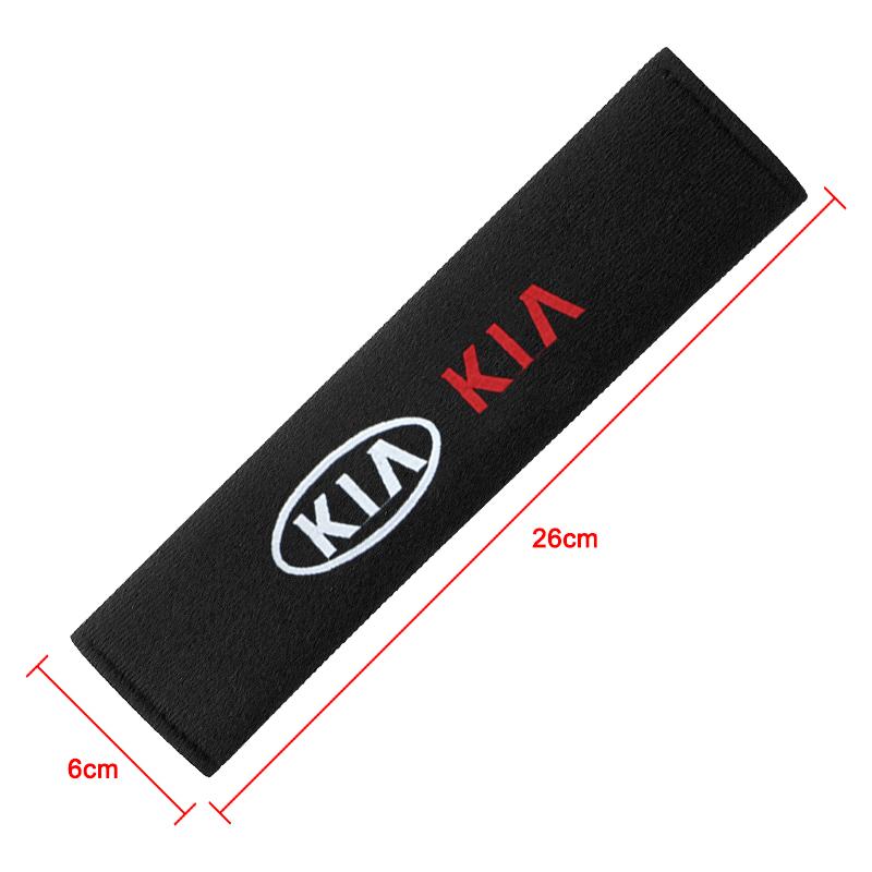 1/2Pcs Car Safety Belt Shoulder Cover Pad Plush Seat Belt Shoulder For KIA K5 K9 Sorento Ceed Sportage Carnival Stinger Forte Niro Cadenza