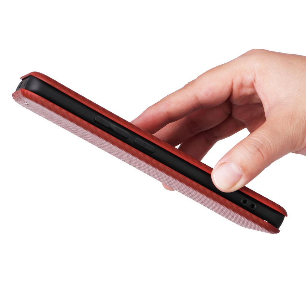 For Realme 13 Pro 5G (Global)/13 Pro+ 5G (Global) Case Carbon Fiber Texture Drop-Proof PU Leather Phone Cover