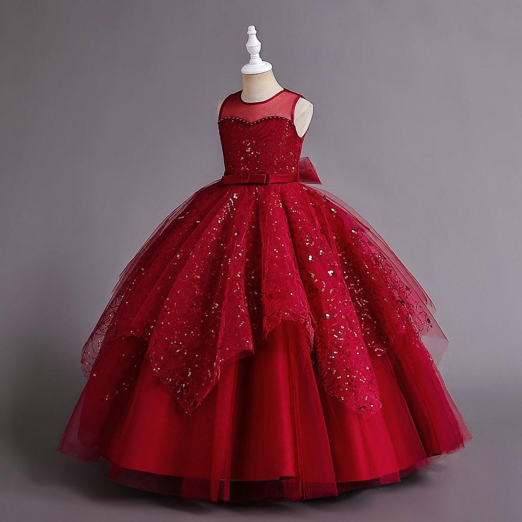Girls Princess Gown Performance